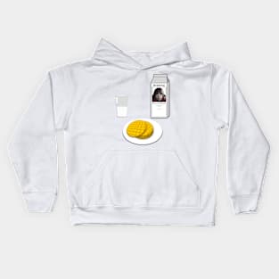 Breakfast & Milk Kids Hoodie